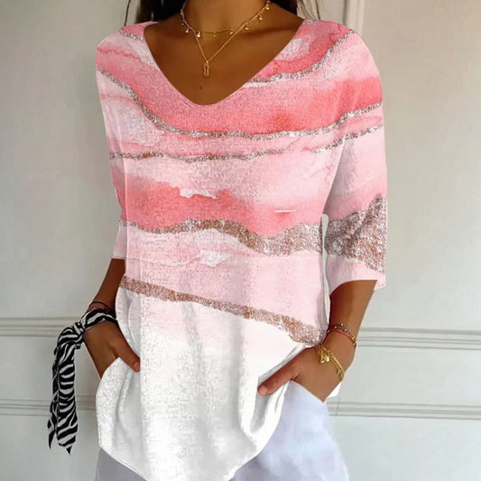 Uformell Gradient T-Skjorte