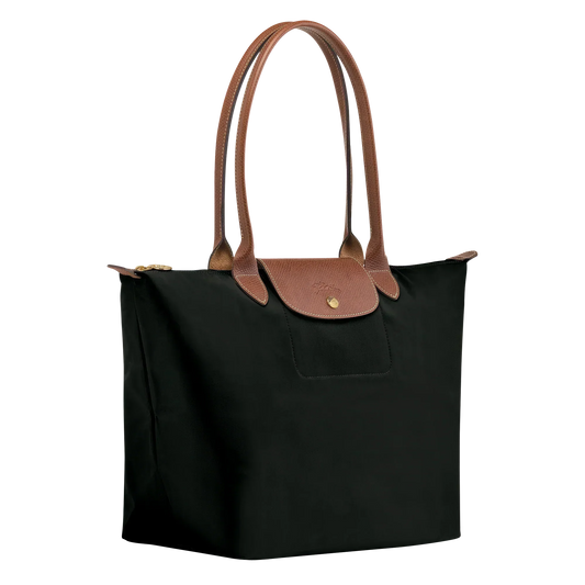 Longchamp - Stor Le Pliage Tote, svart