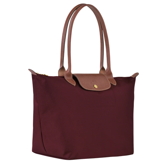 Longchamp - Stor Le Pliage Veske, burgunder