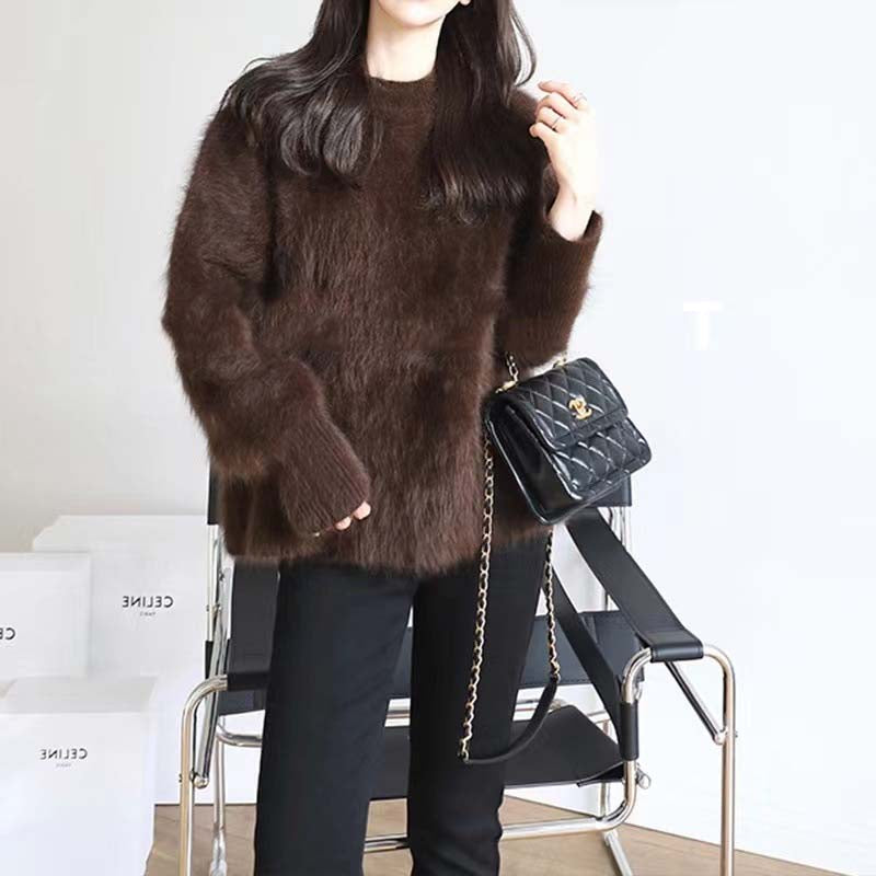 Uformelt Ensfarget Genser