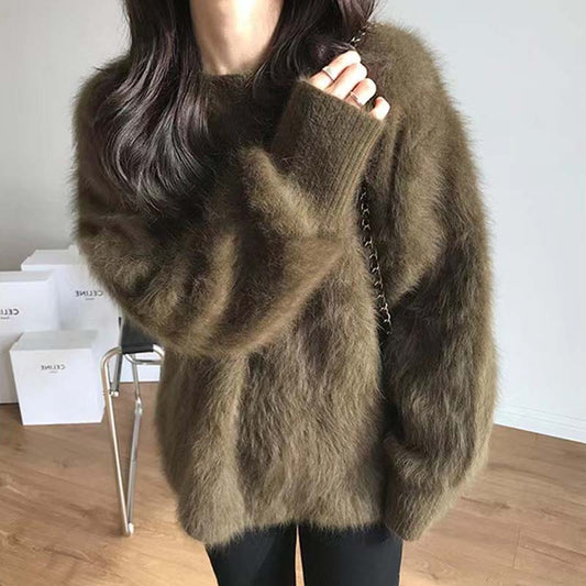 Uformelt Ensfarget Genser