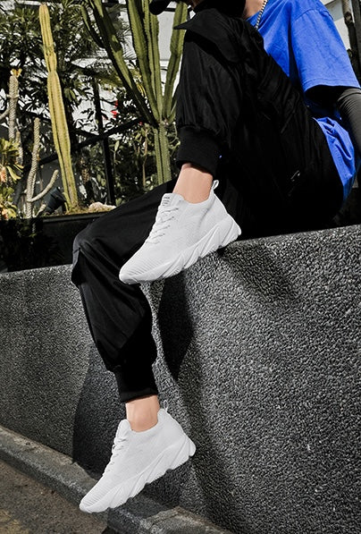 Løftende Sneakers for Menn og Kvinner – 6 cm Usynlig Høydeøkning og Mesh-komfort