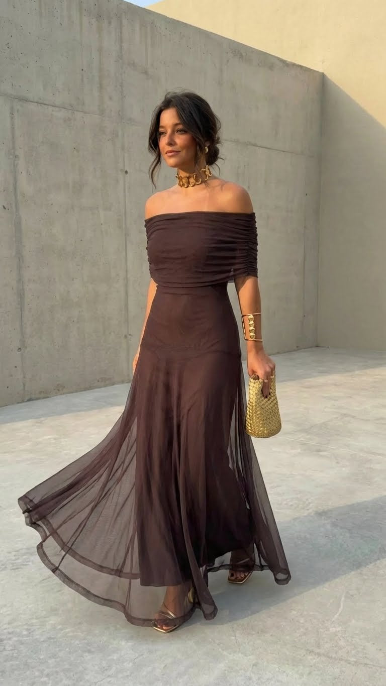GIORGINA / LANG DESIGNERKJOLE