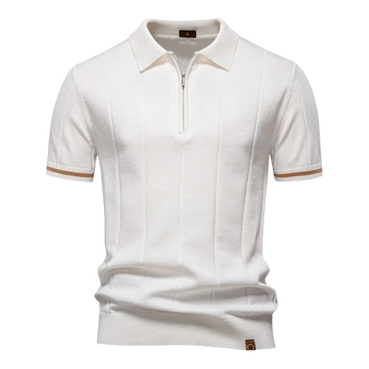 Tobias | Vertikal Strikket Polo