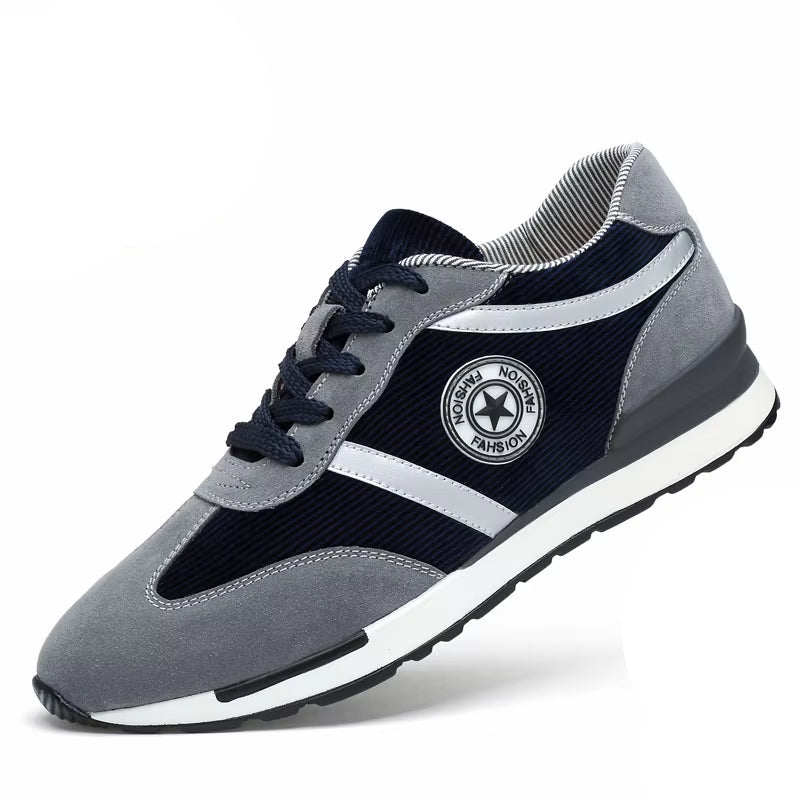 Høydeøkende Sportssko for Menn – Skjult 8 cm Løft, Komfort og Pustende Design