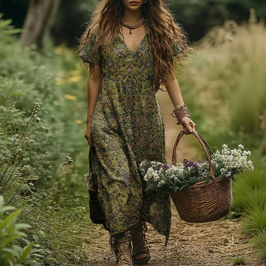 Uformell Vintage Kjole