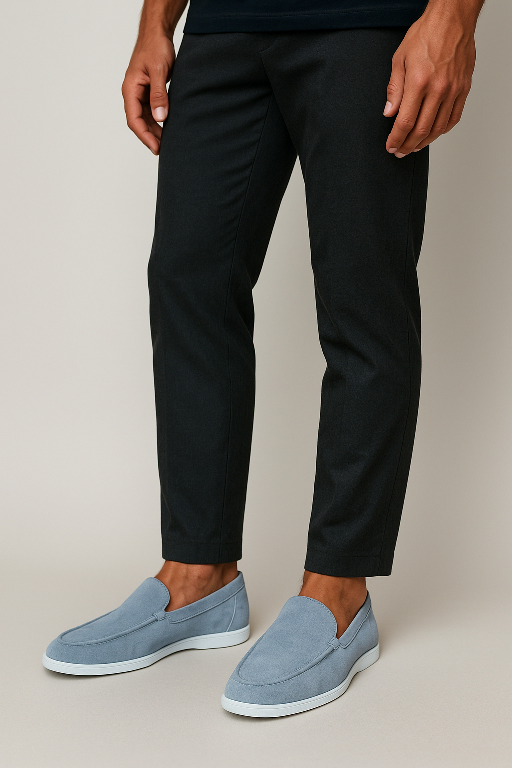 Elegante semskede loafers