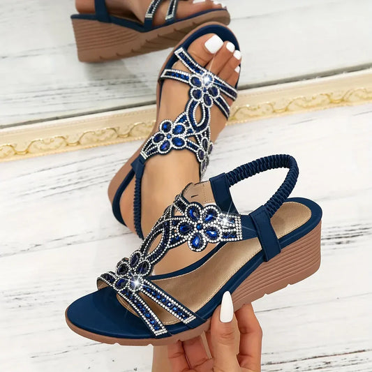 Tamara | Luksus kilehæl sandaler