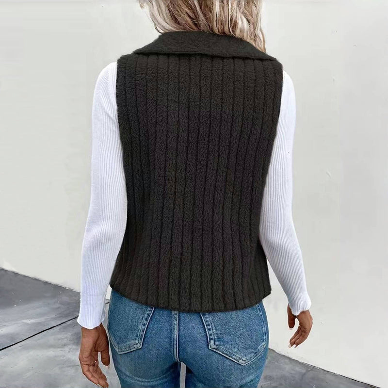 Ensfarget Uformelt Cardigan