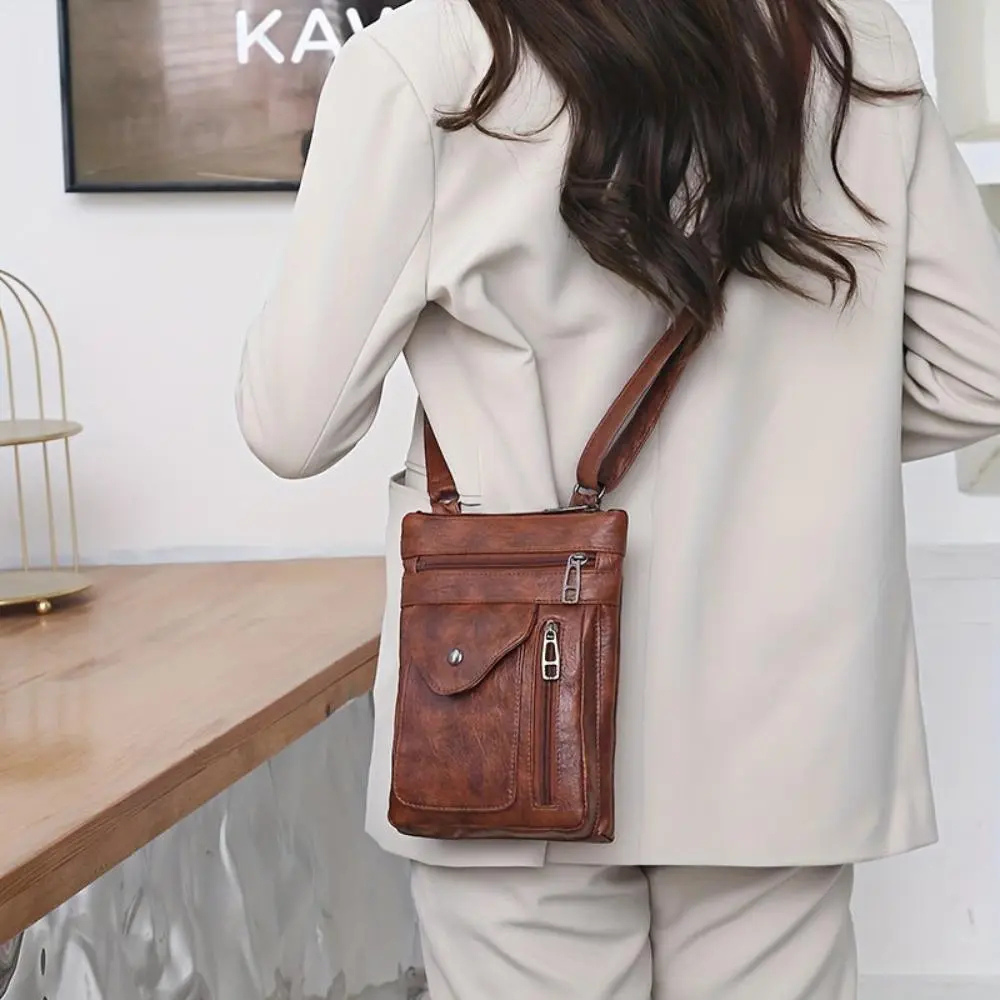 Mini vintage crossbody-veske