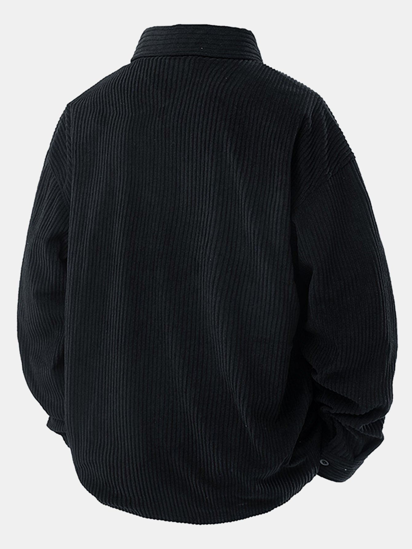 Relaxed passform corduroy-skjorte med knapper