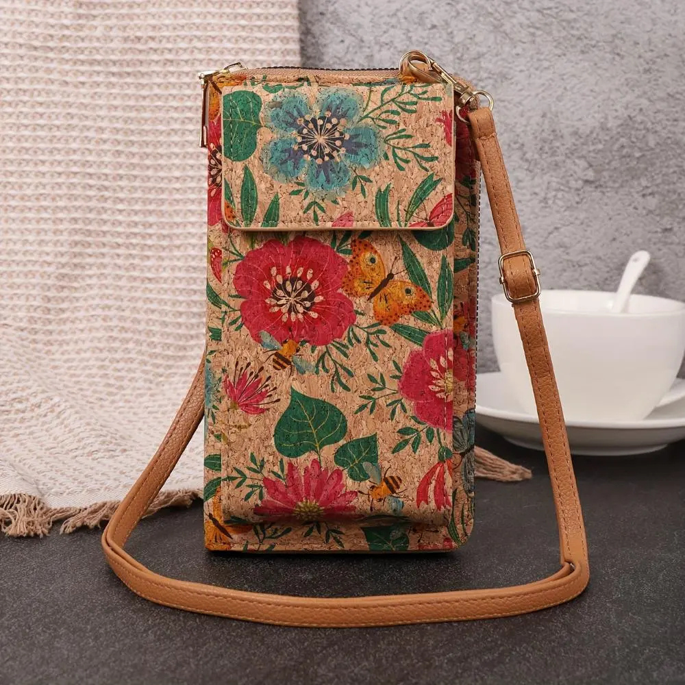 Boho Blomster Skulderveske