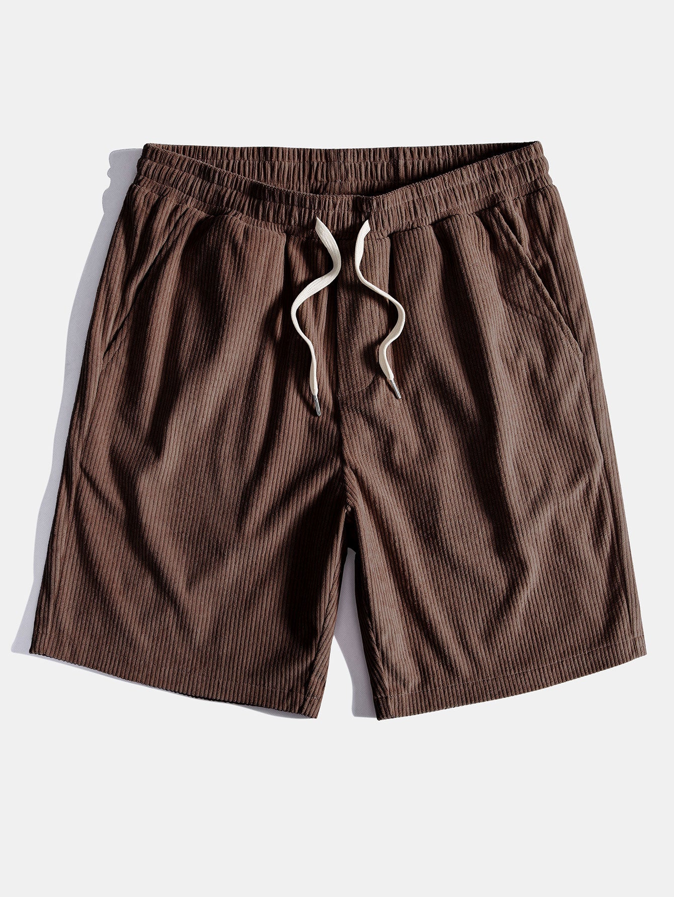 Kortermet korduroy cubansk skjorte og shorts