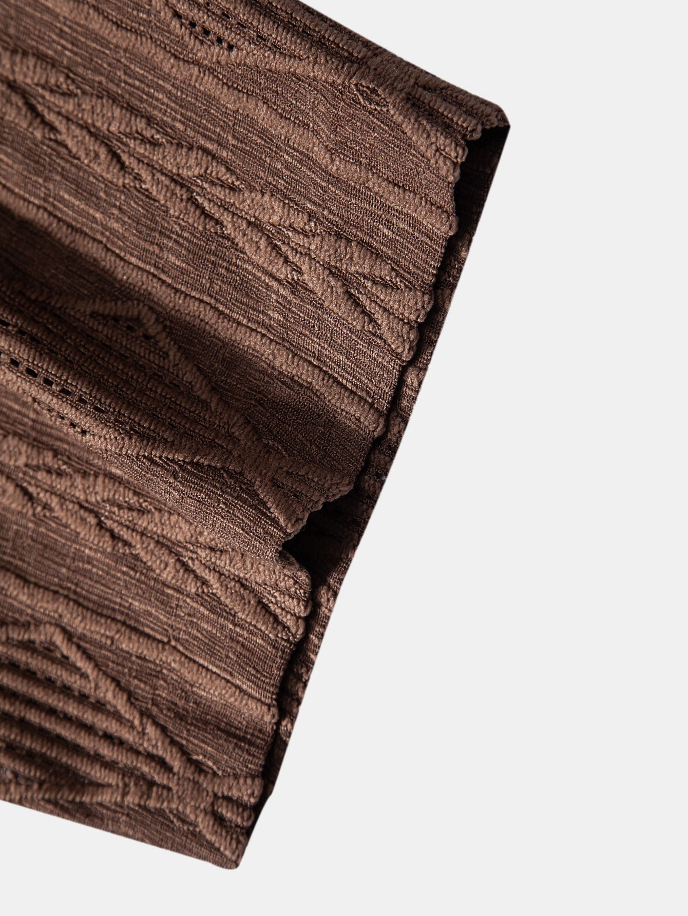 Geometrisk jacquard kubansk skjorte og rett linbukse