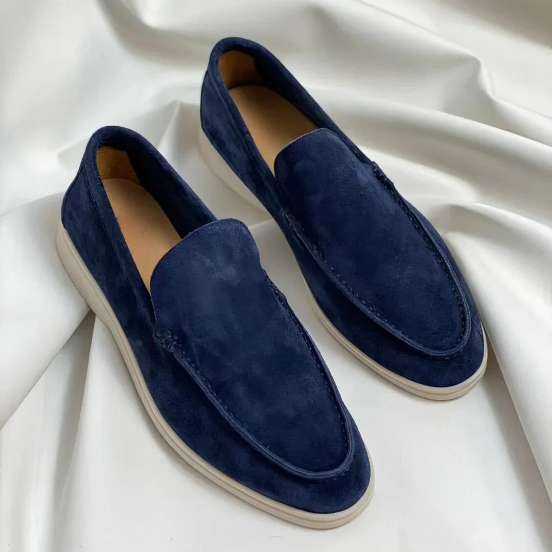 Elegante semskede loafers