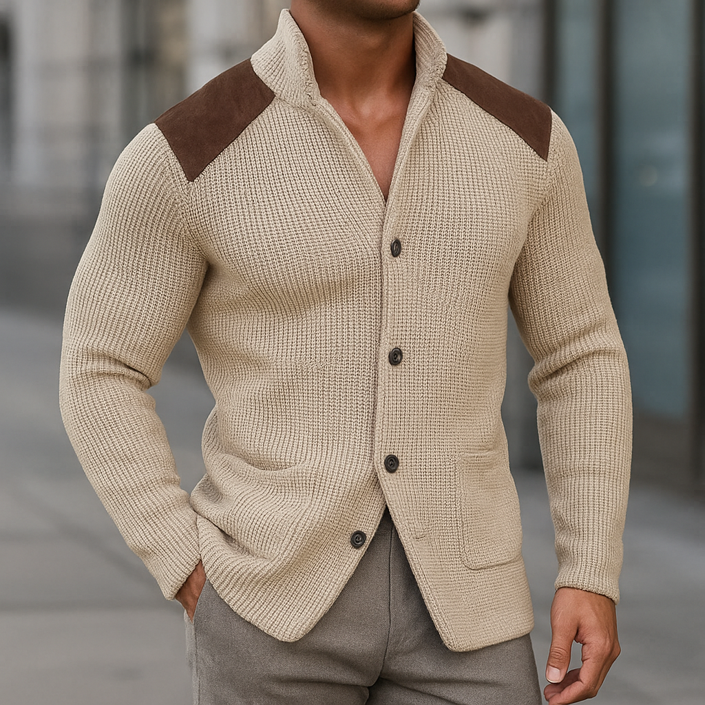 ScandiWear | ROSSI ROMA | Blazer i teksturert strikk