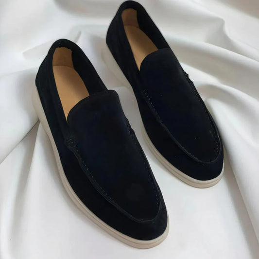 Elegante semskede loafers