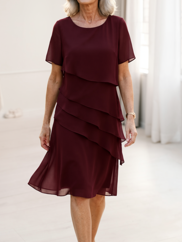 Juliette – Kjole med flytende eleganse og volanger