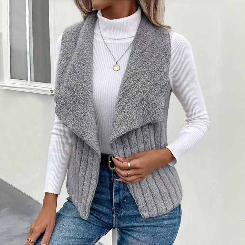 Ensfarget Uformelt Cardigan