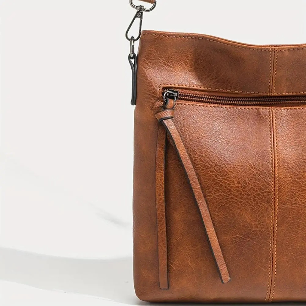 Retro Firkantet crossbody-veske