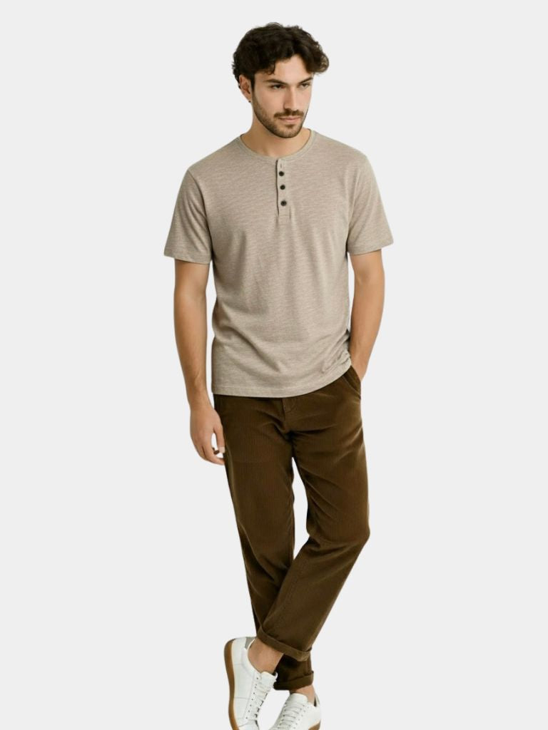 Adam | Premium Henley Skjorte