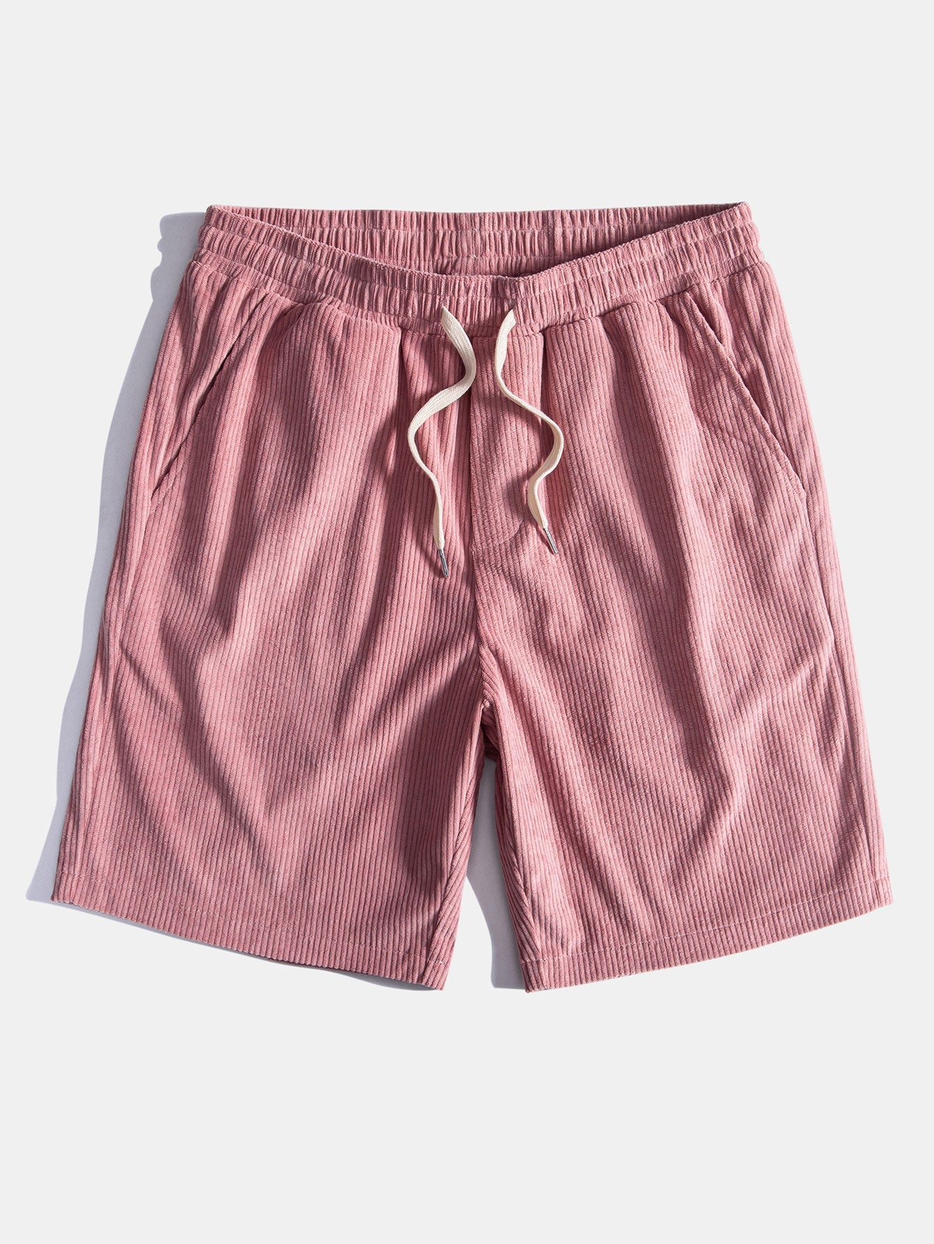 Kortermet korduroy cubansk skjorte og shorts
