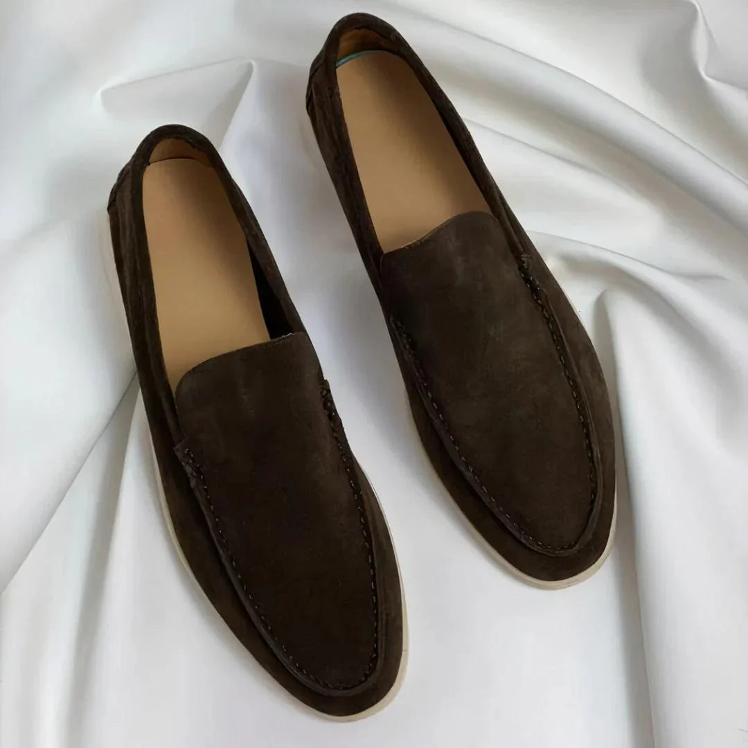 Elegante semskede loafers