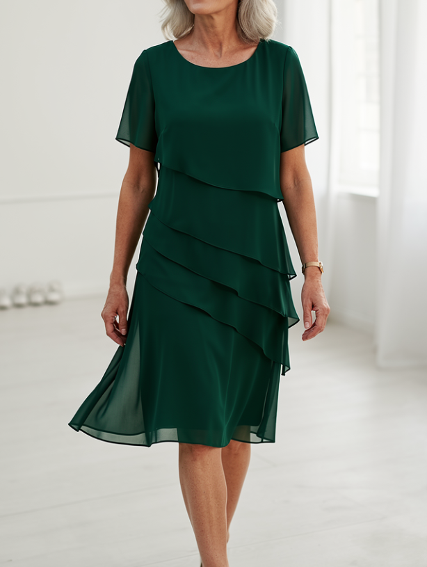Juliette – Kjole med flytende eleganse og volanger