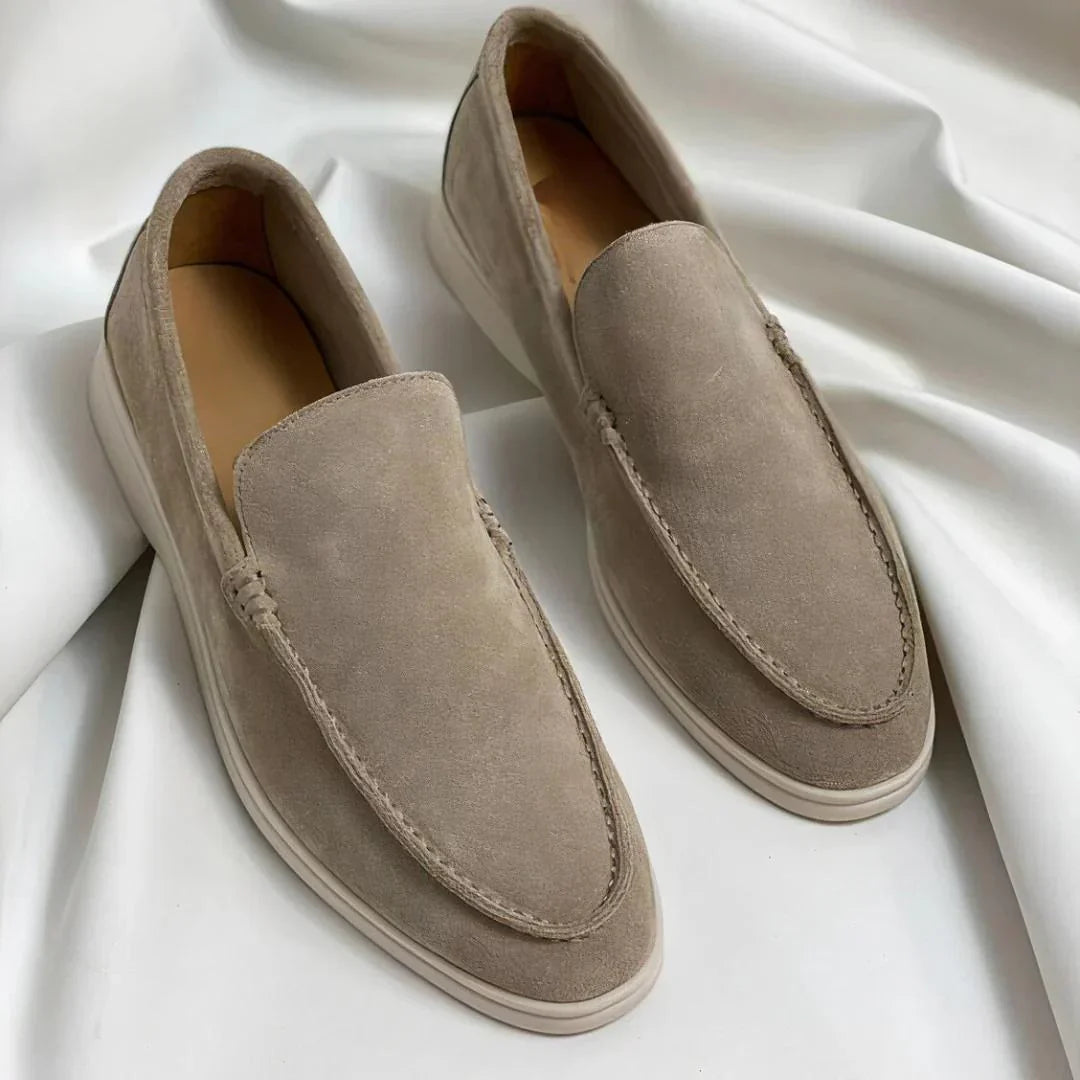 Elegante semskede loafers