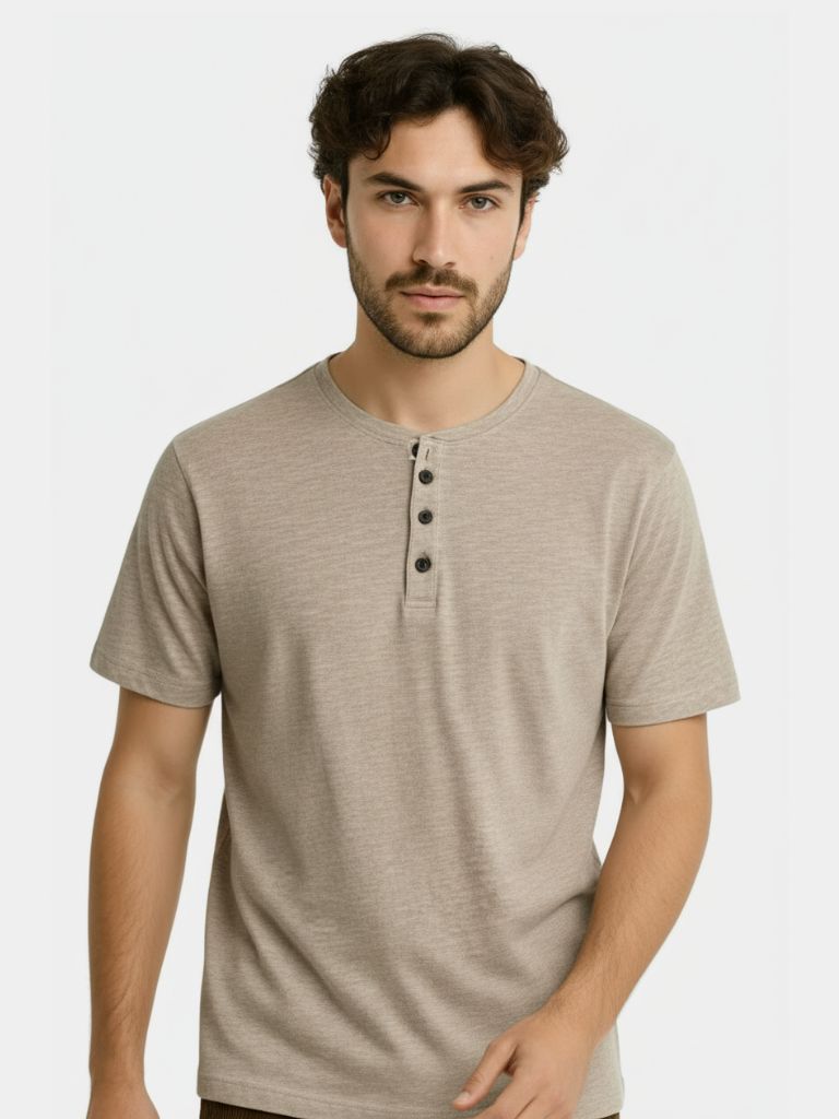 Adam | Premium Henley Skjorte