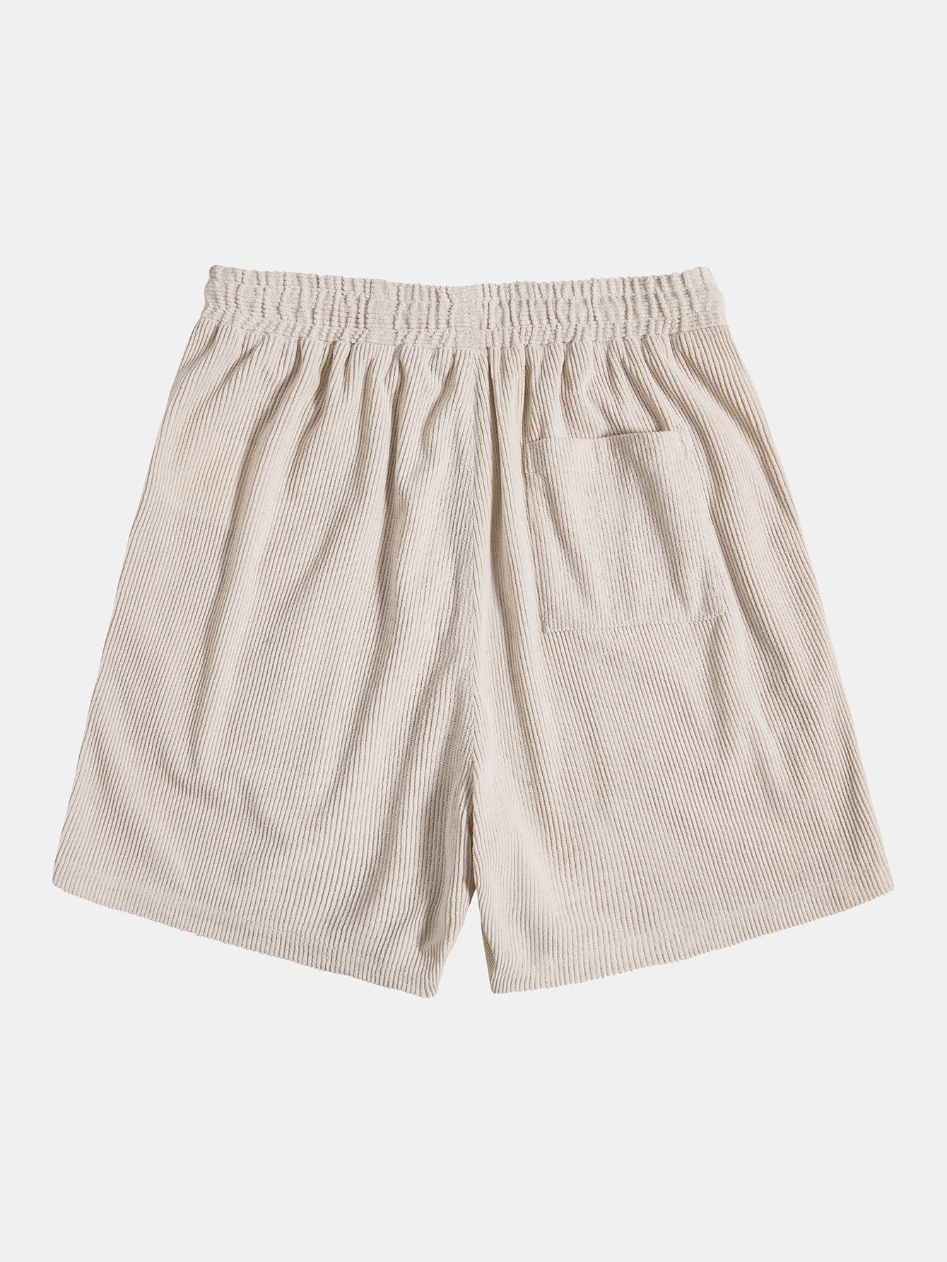 Kortermet cordfløyelskjorte med knapper og shorts