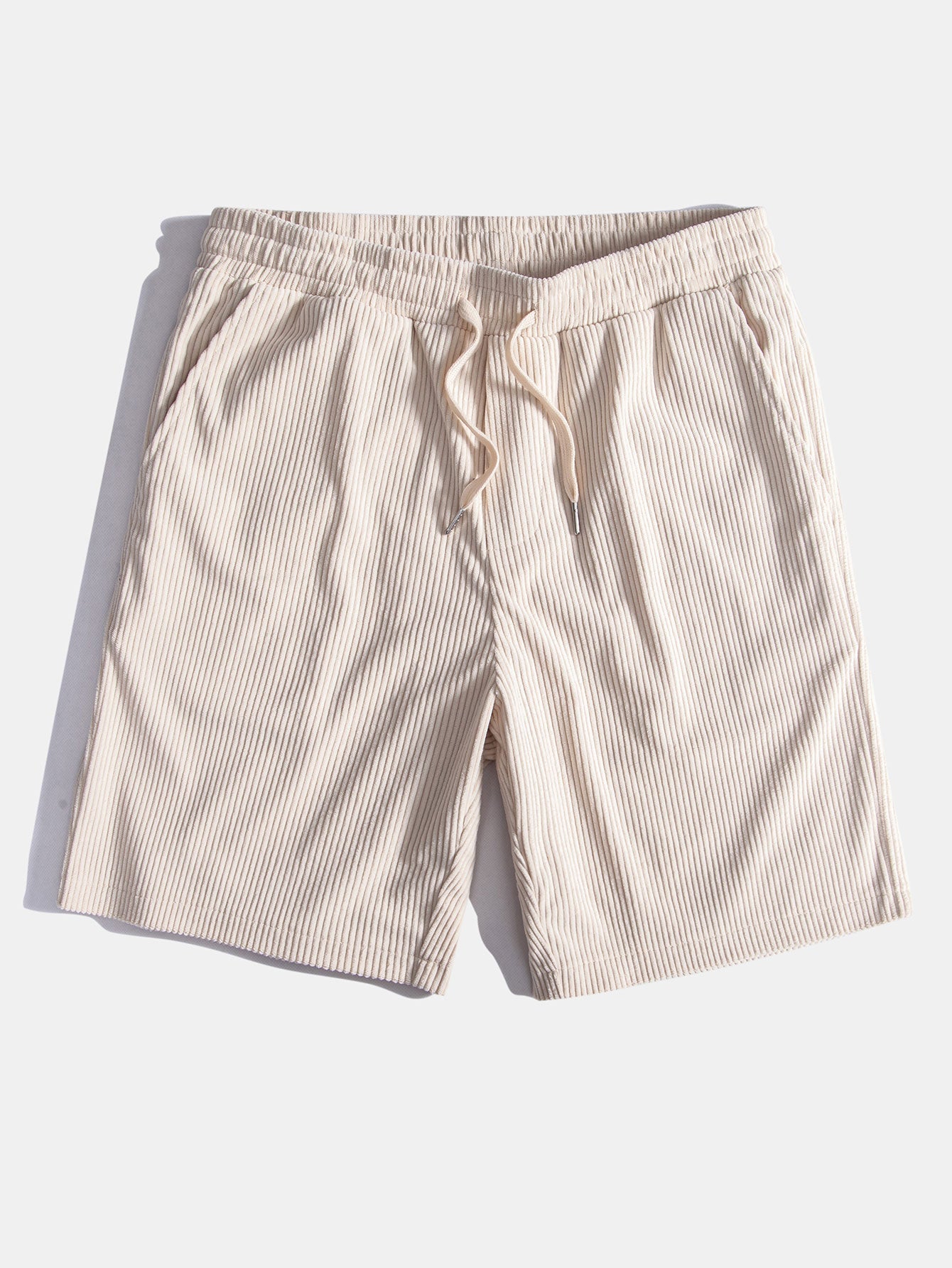 Kortermet korduroy cubansk skjorte og shorts