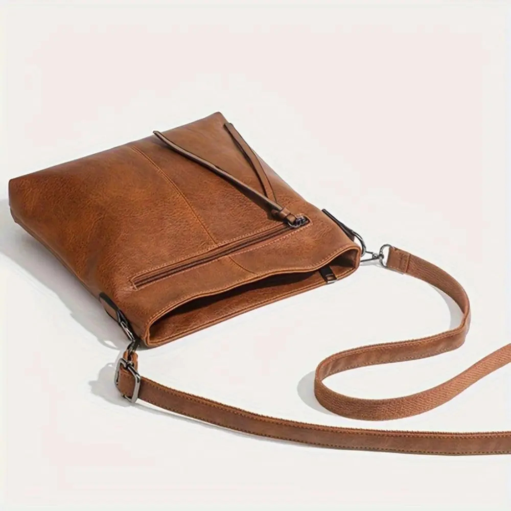 Retro Firkantet crossbody-veske