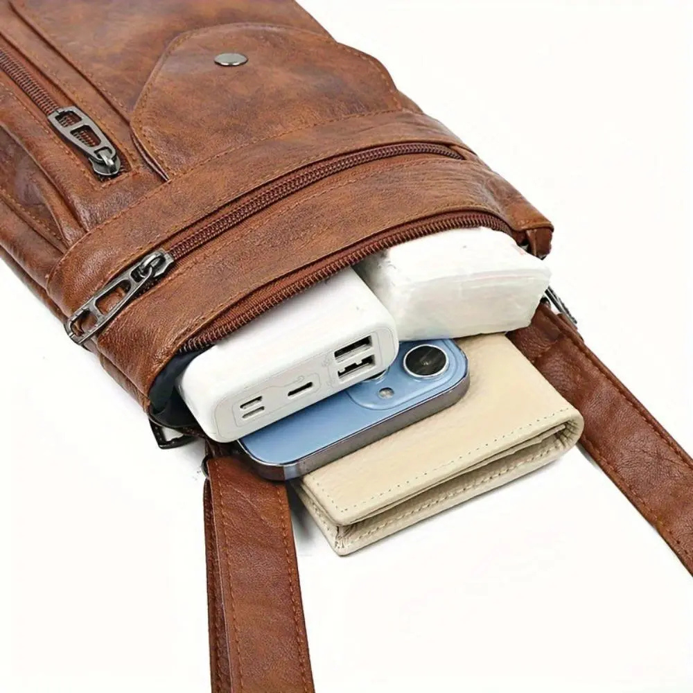 Mini vintage crossbody-veske