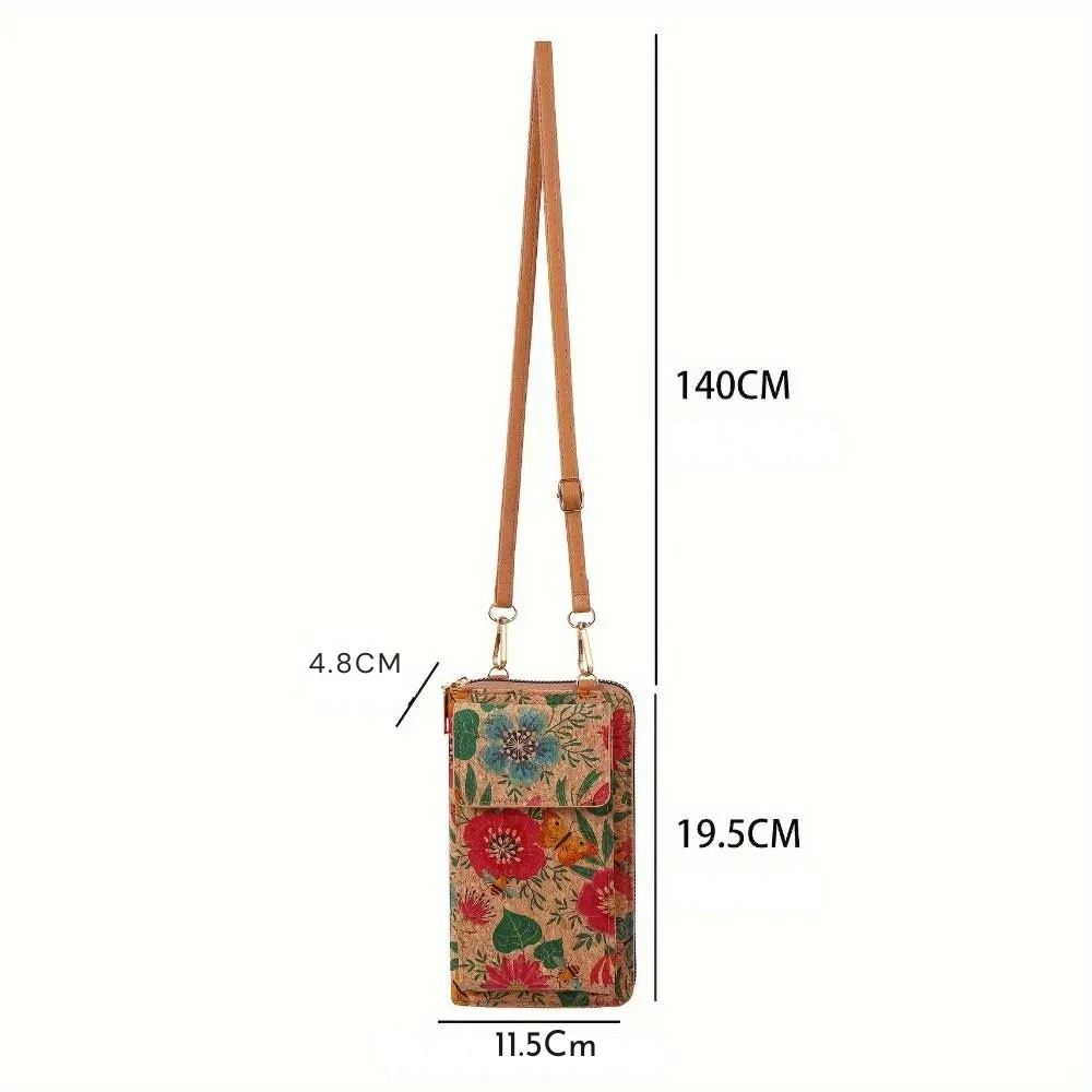 Boho Blomster Skulderveske