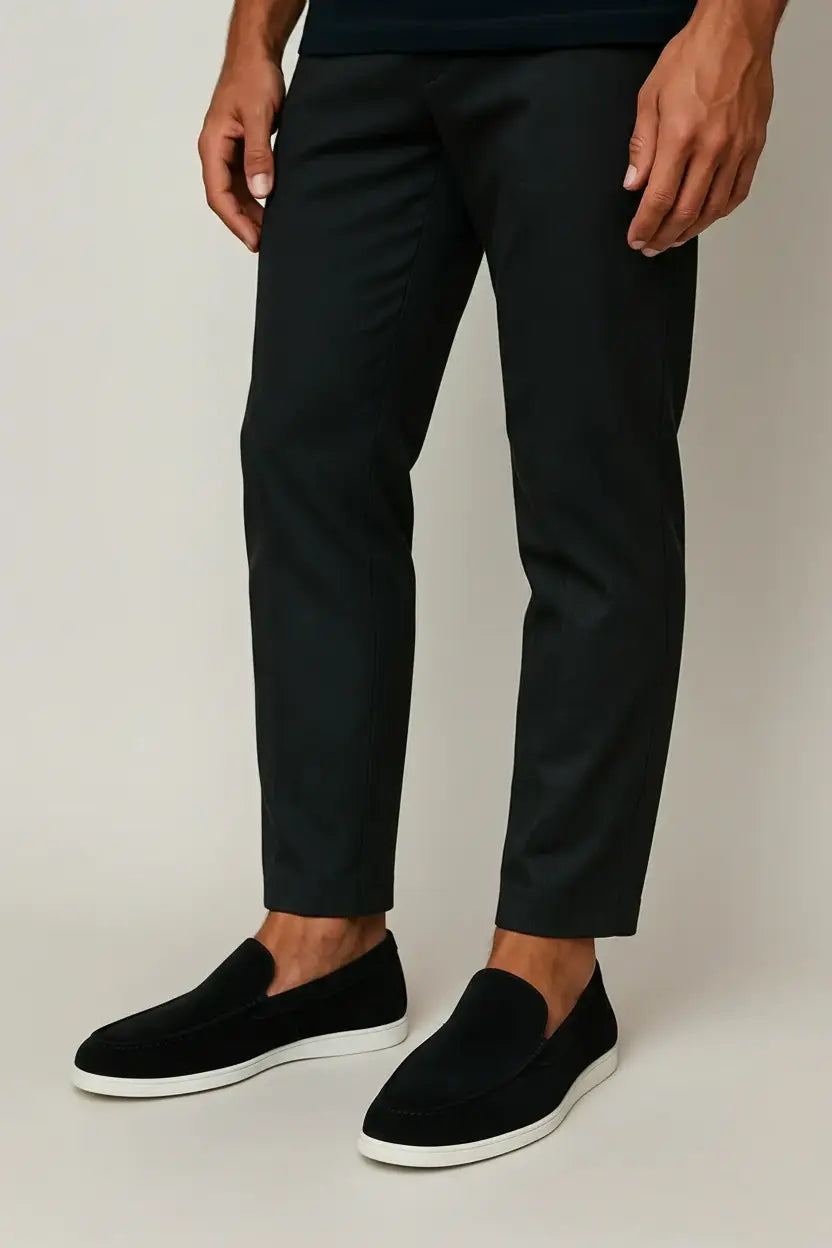 Elegante semskede loafers