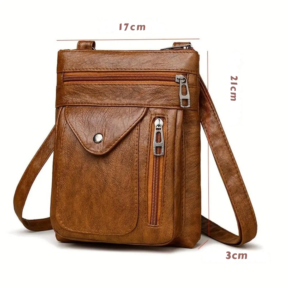 Mini vintage crossbody-veske