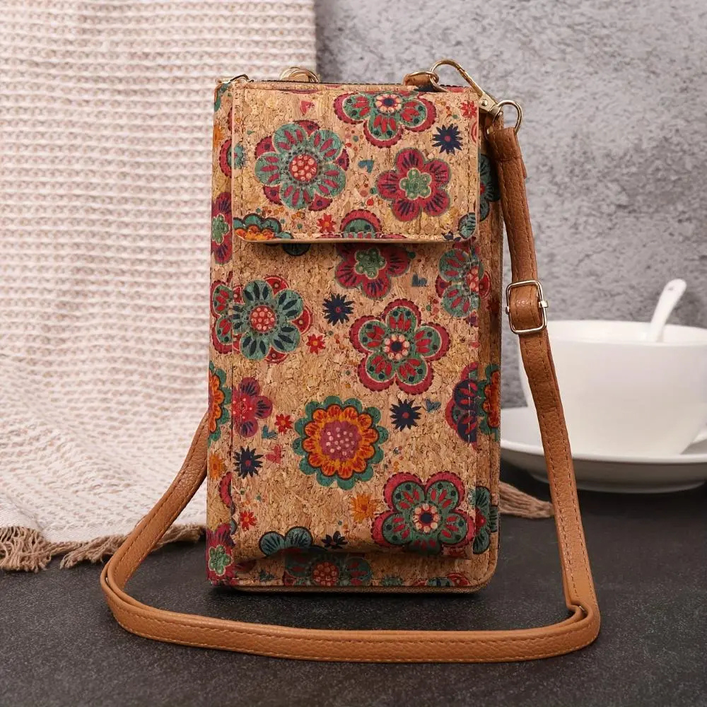 Boho Blomster Skulderveske