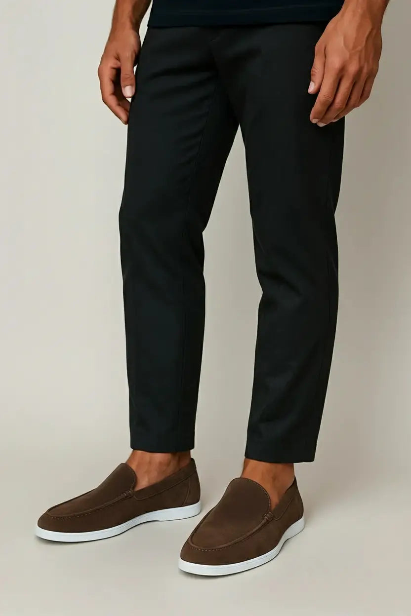 Elegante semskede loafers