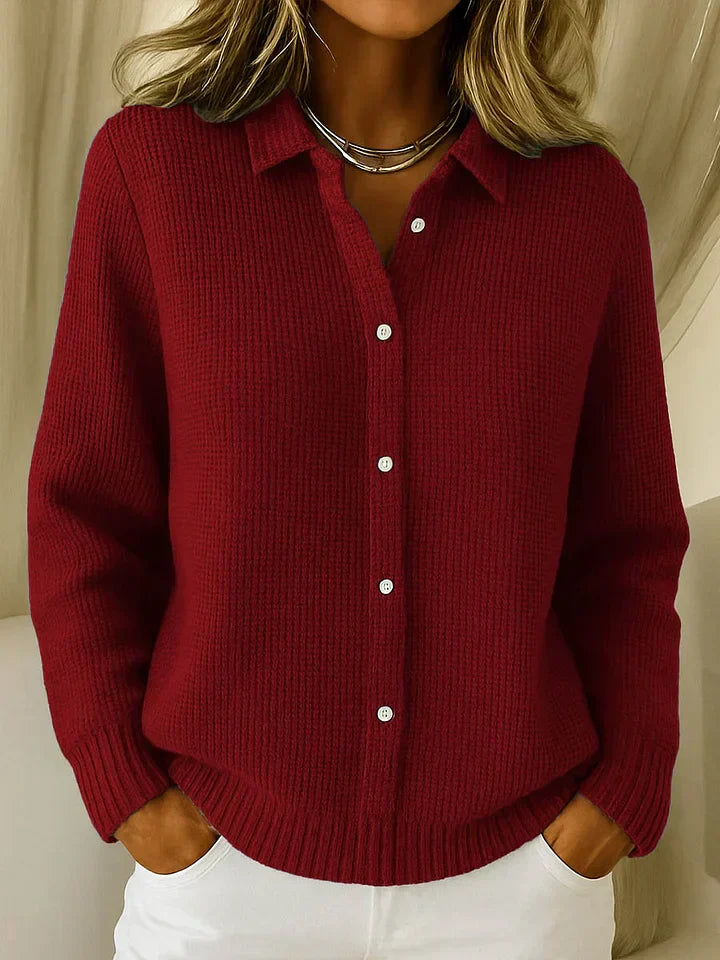 Susan | Elegant og Komfortabel Strikket Cardigan