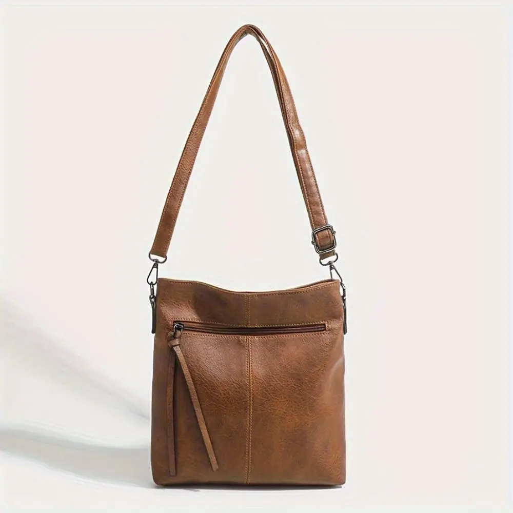 Retro Firkantet crossbody-veske