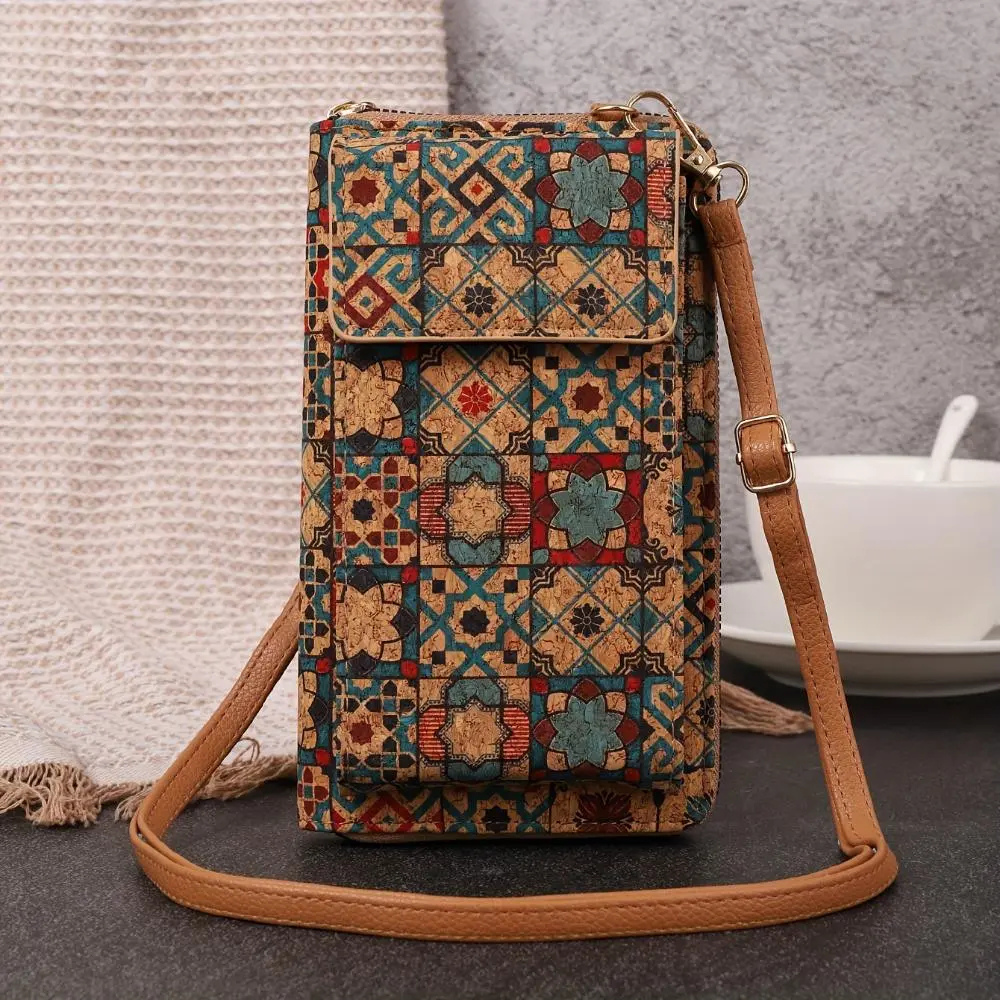Boho Blomster Skulderveske