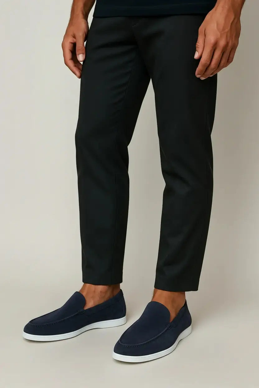 Elegante semskede loafers