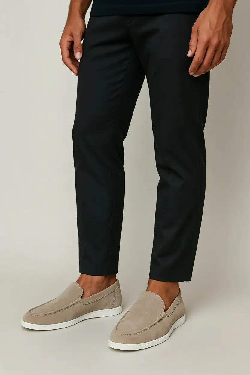 Elegante semskede loafers