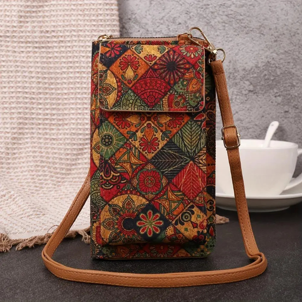 Boho Blomster Skulderveske