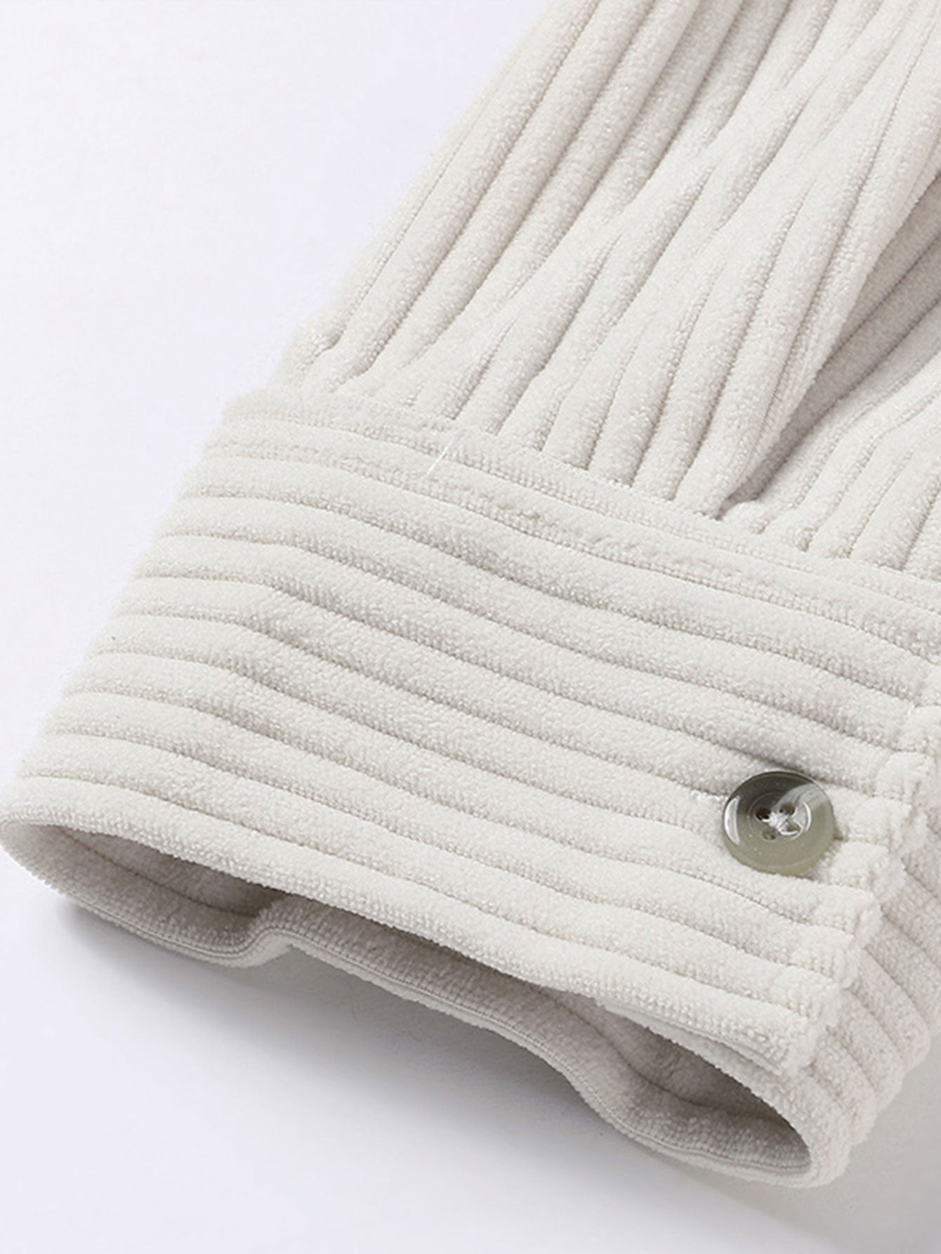 Relaxed passform corduroy-skjorte med knapper