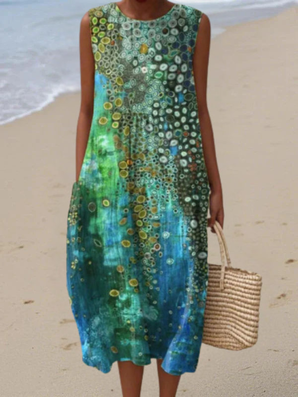Zara™ Reef Midi-kjole