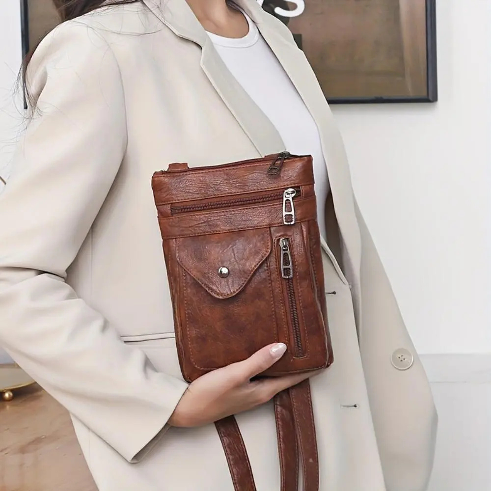 Mini vintage crossbody-veske