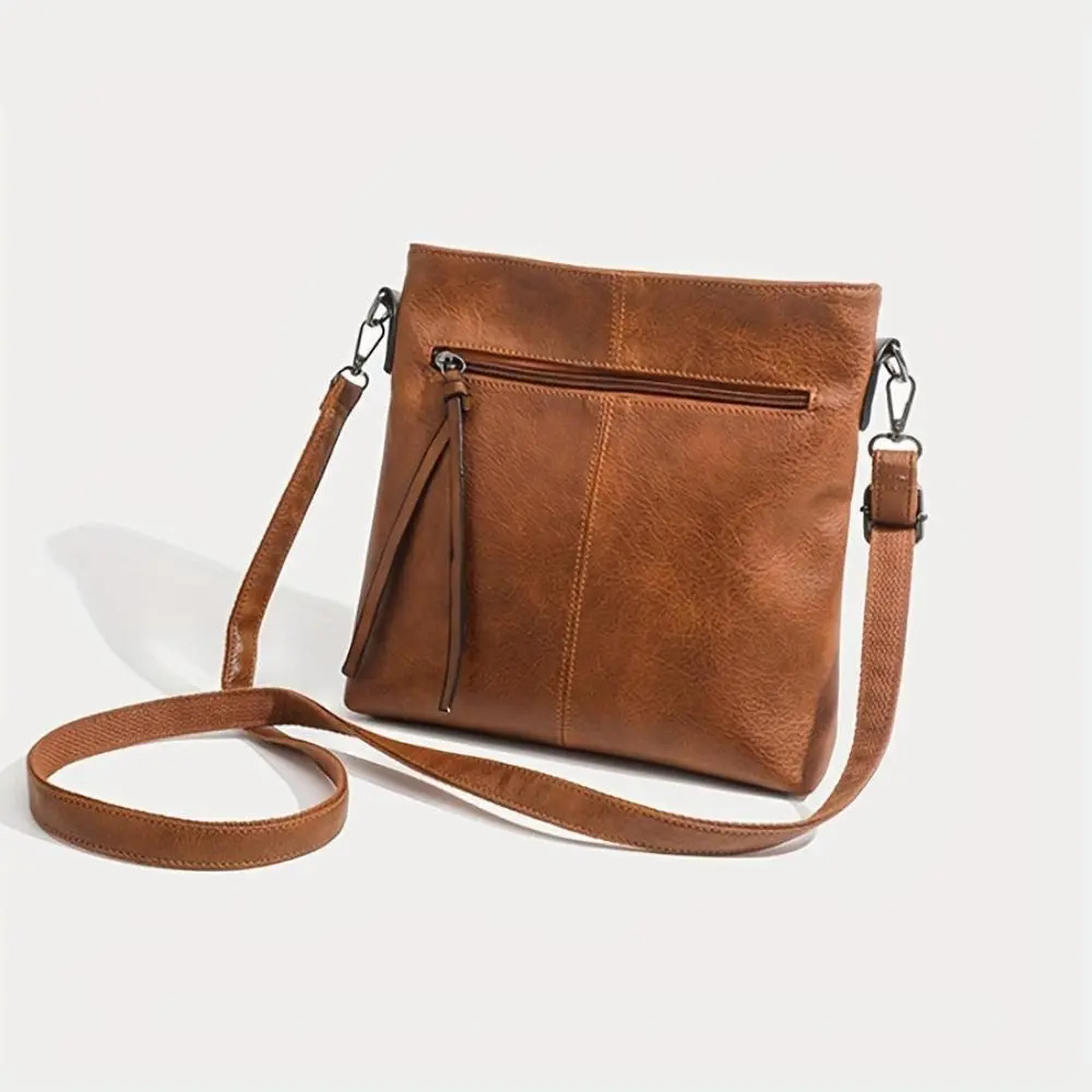 Retro Firkantet crossbody-veske