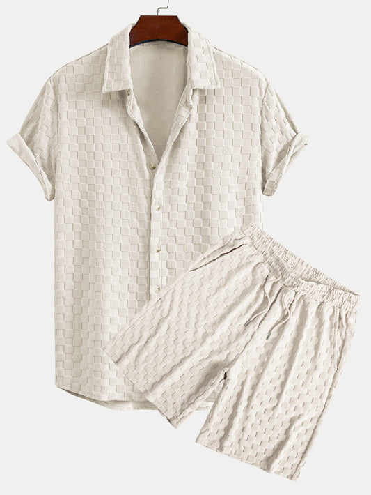 Damask Håndkle Skjorte og Shorts